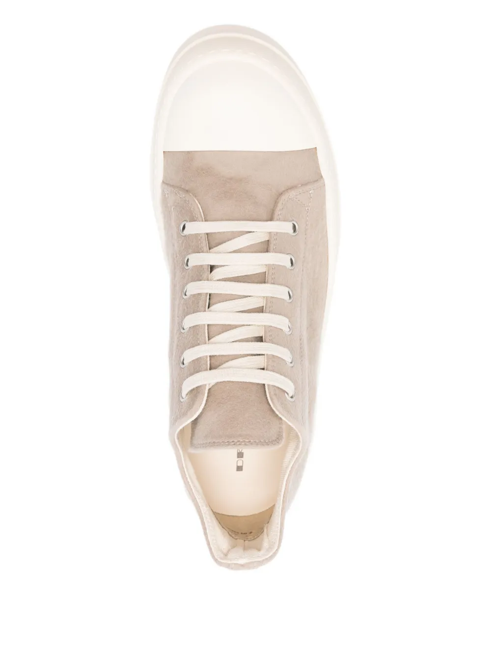 Rick Owens DRKSHDW platform lace-up sneakers Neutrals