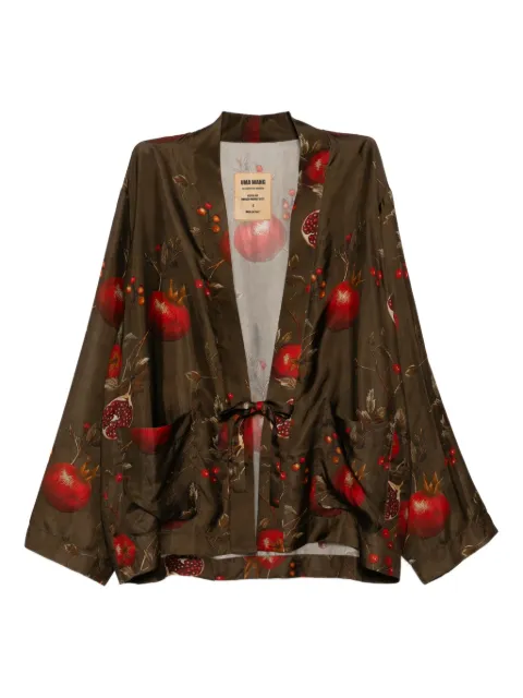 Uma Wang graphic-print blouse
