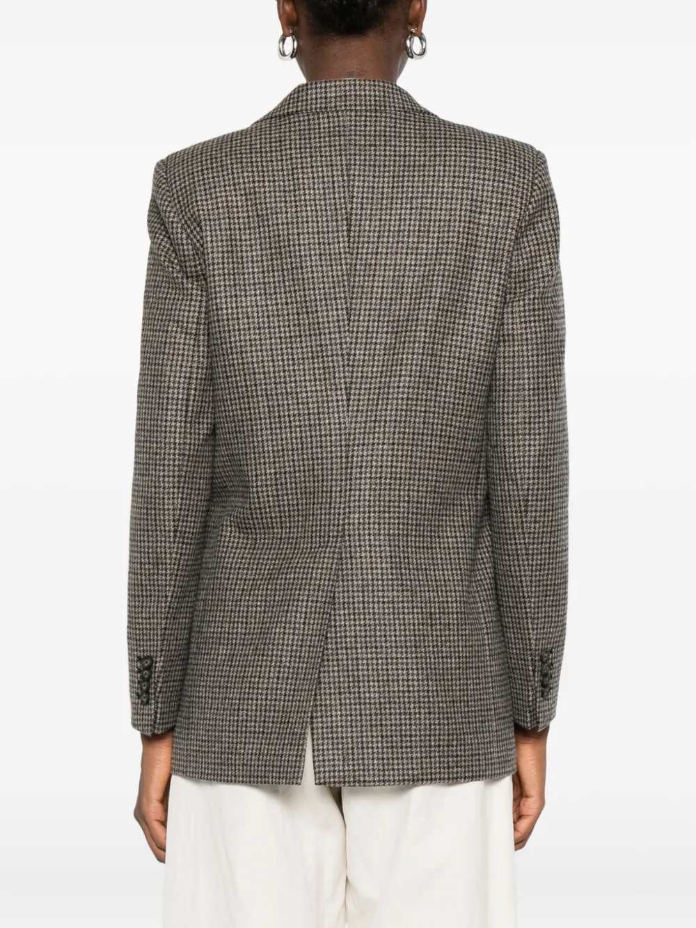 Tagliatore Blazer met pied-de-poule print Grijs
