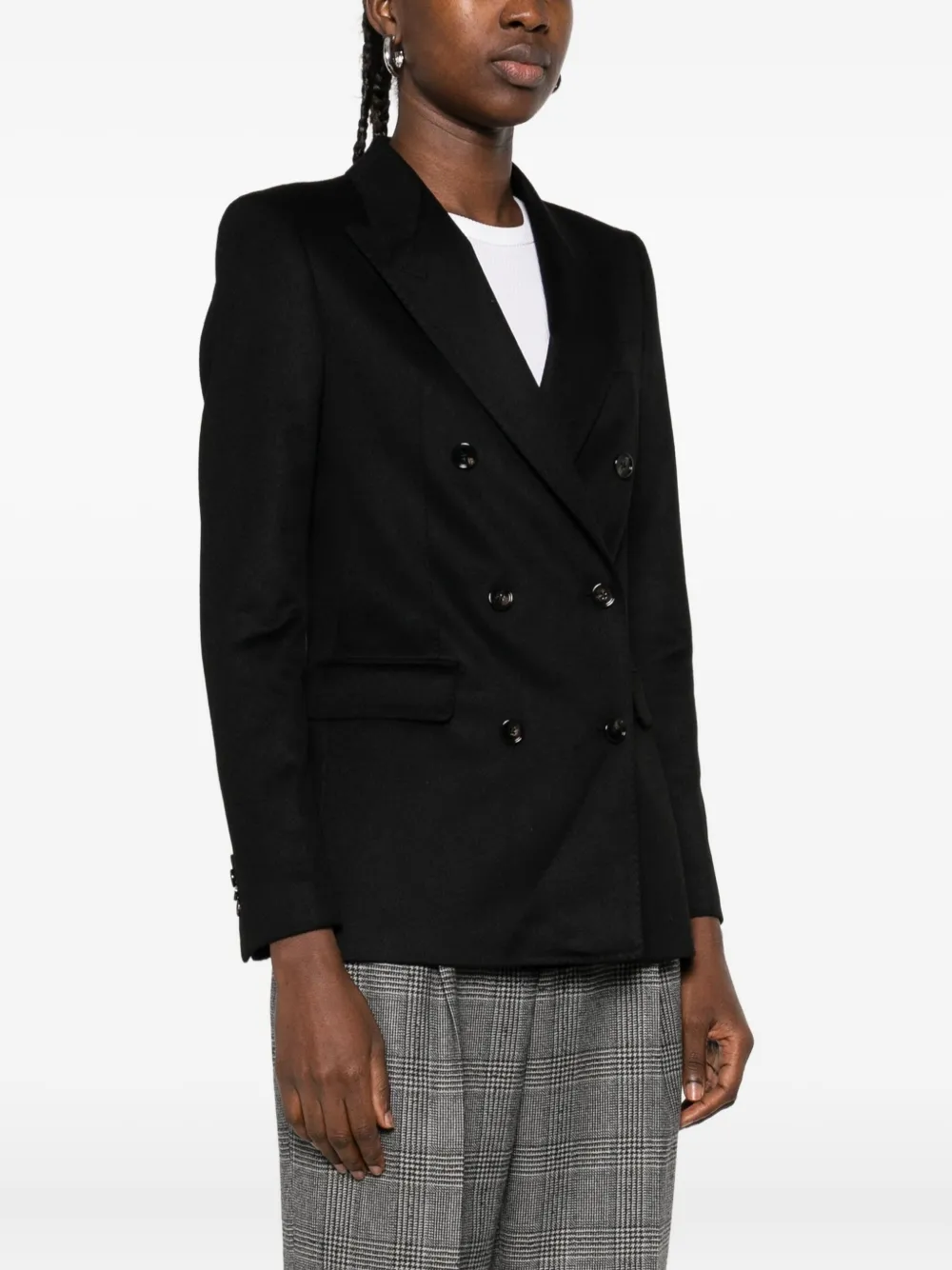Tagliatore Blazer met dubbele rij knopen Zwart