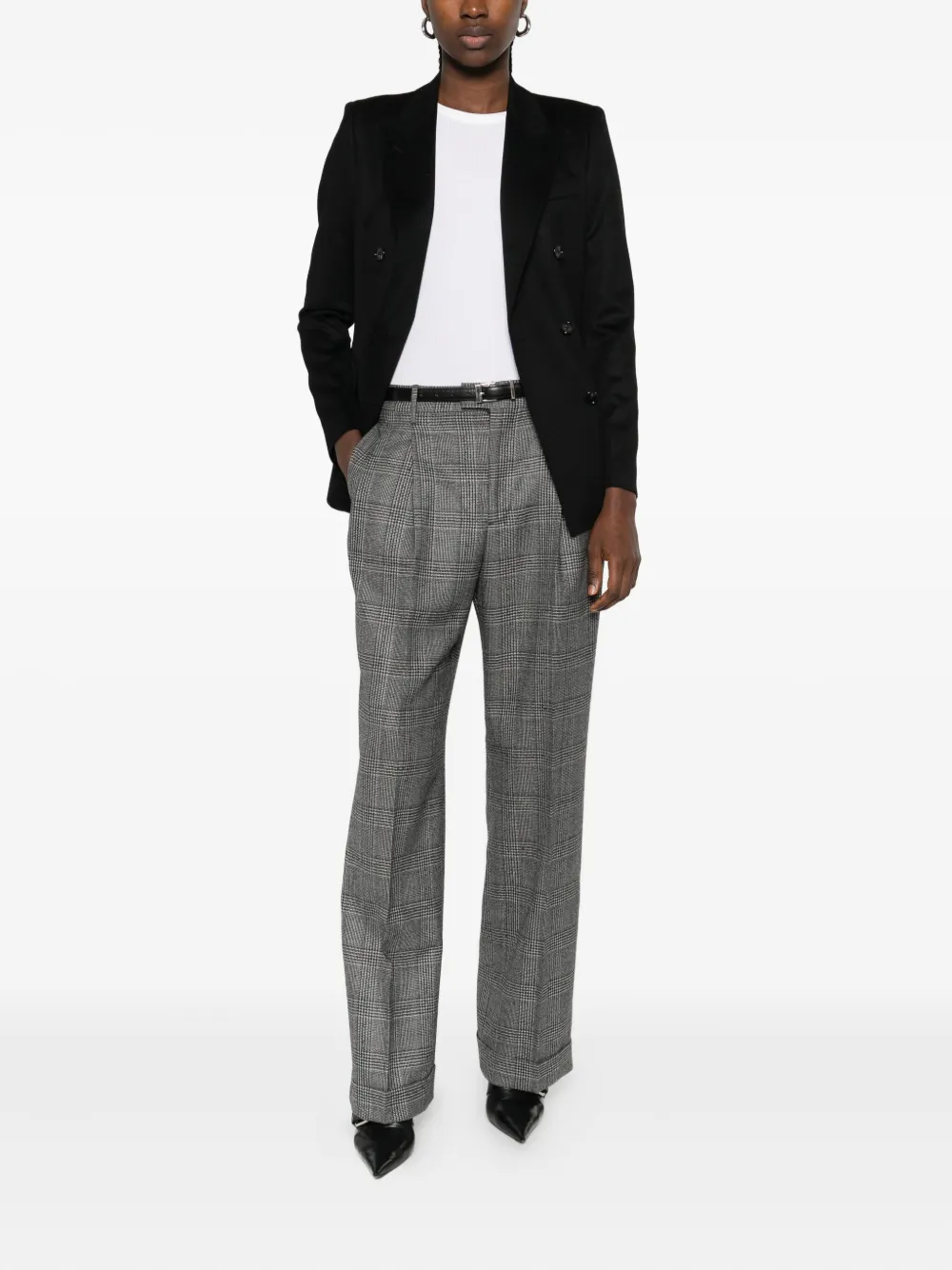 Tagliatore Blazer met dubbele rij knopen Zwart