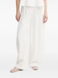 Gestuz drawstring straight trousers - White