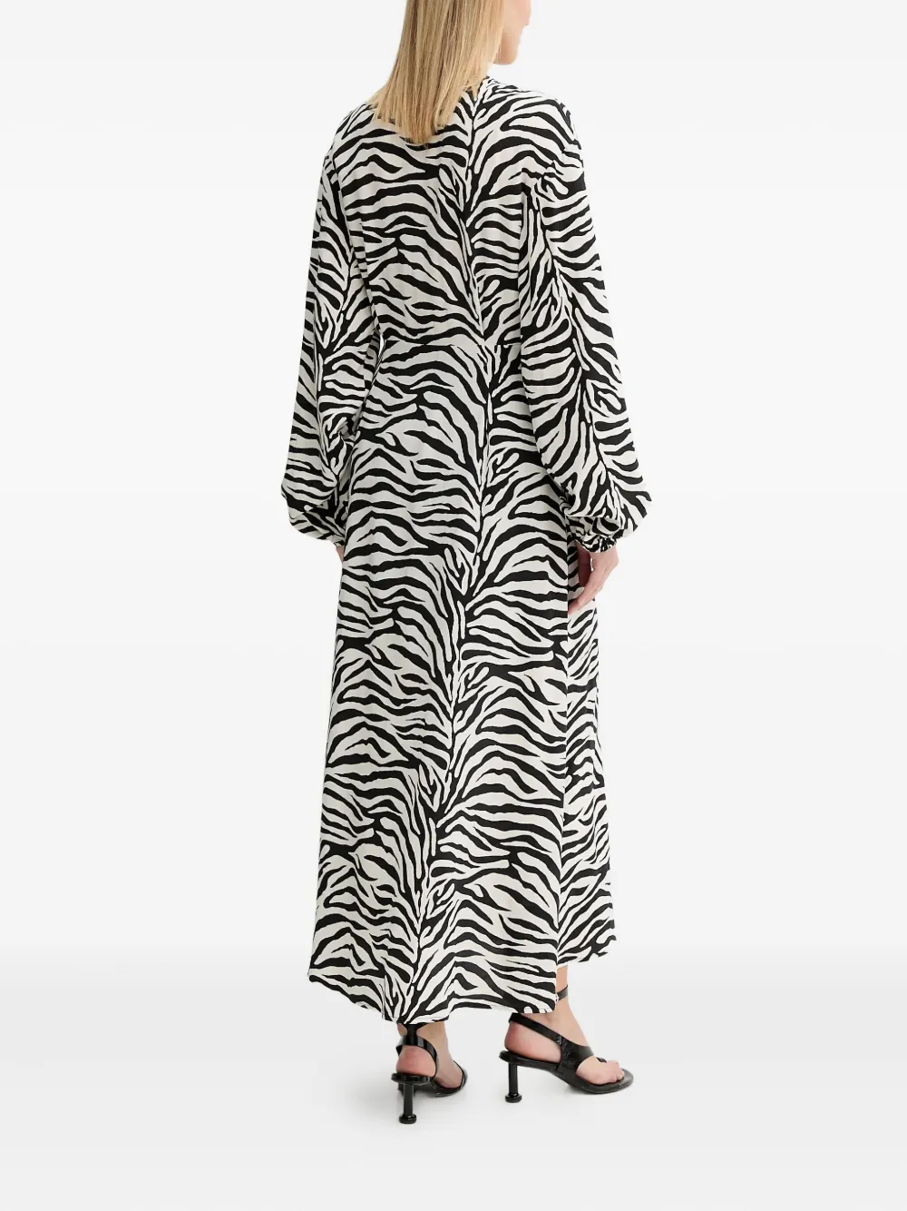 Gestuz Gzveva Zebra-print Maxi Dress In Multi