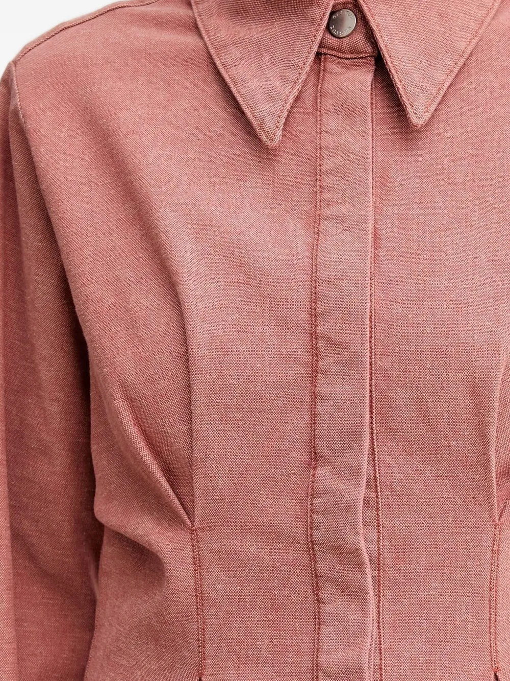 Gestuz Blouse met manchetten met ceintuur Roze