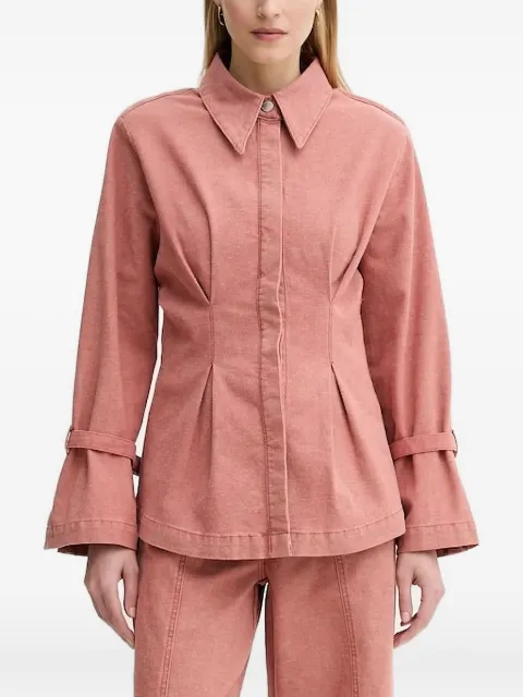 Gestuz belted-cuff shirt 