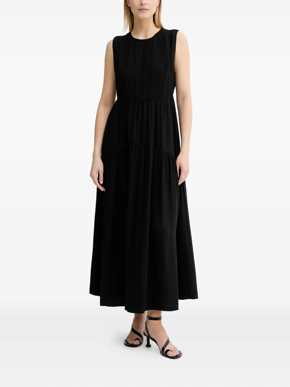 Gestuz Camila sleeveless midi dress | Black | Image 1
