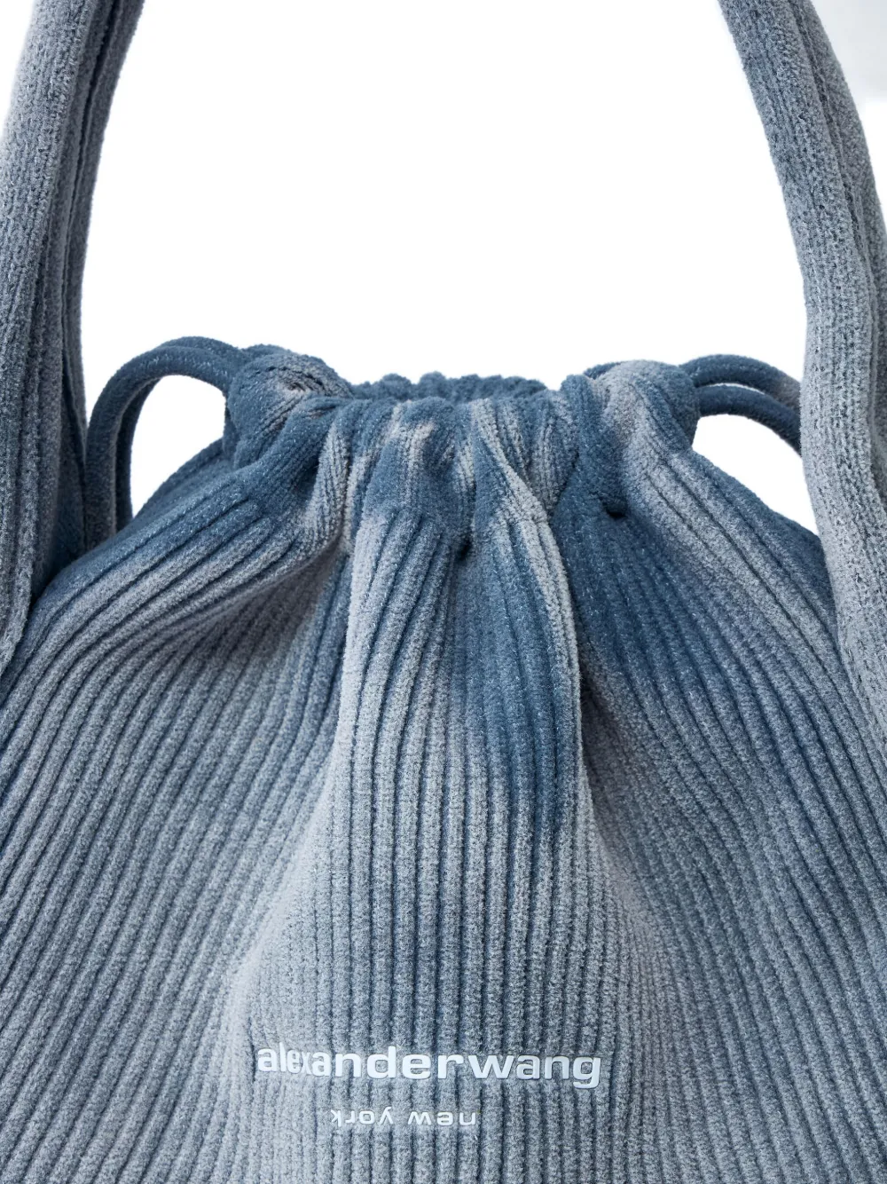 Alexander Wang Ryan kleine shopper met trekkoord Blauw