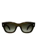 Cutler & Gross 9261 geometric-frame sunglasses - Green