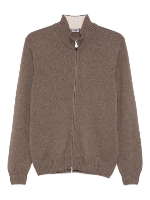 Gran Sasso zip-fastening wool cardigan