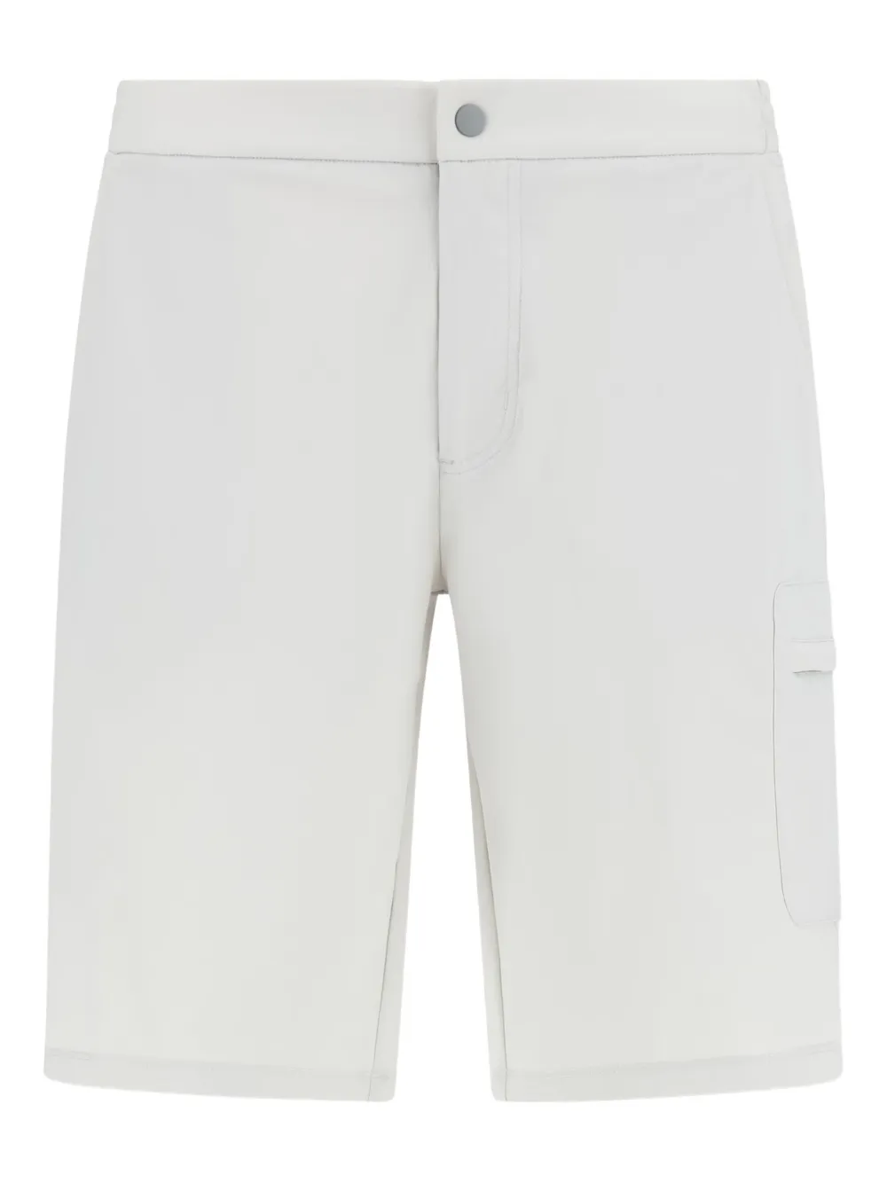 Boggi Milano Shorts met elastische tailleband en opgestikte zak Wit