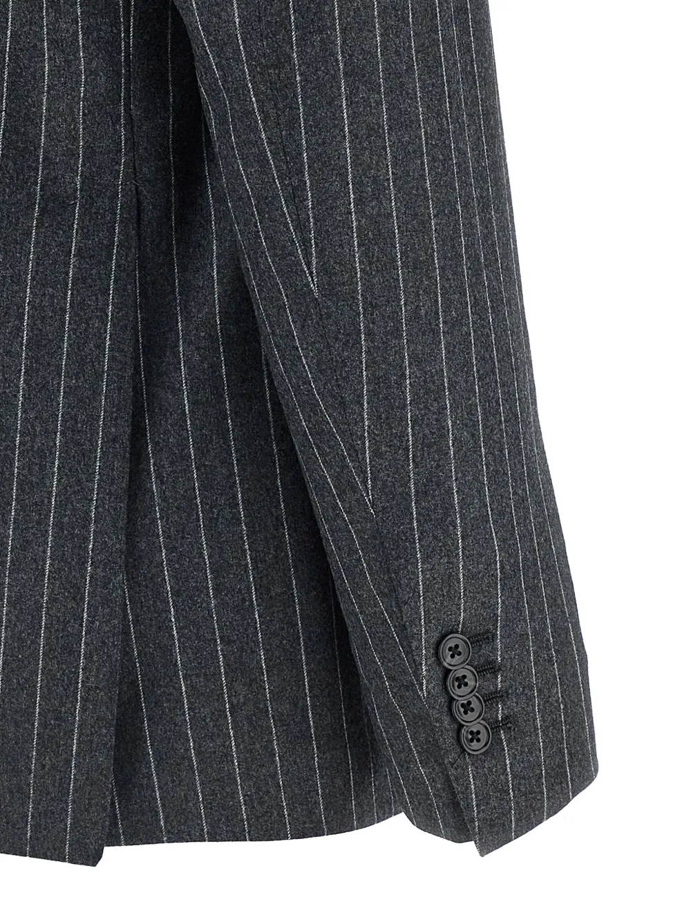 Tagliatore pinstripe-pattern wool suit Grijs