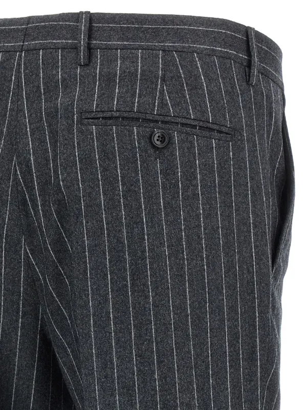 TAGLIATORE ストライプスーツ　ダークグレー Tagliatore ストライプ スーツ | グレー | FARFETCH JP