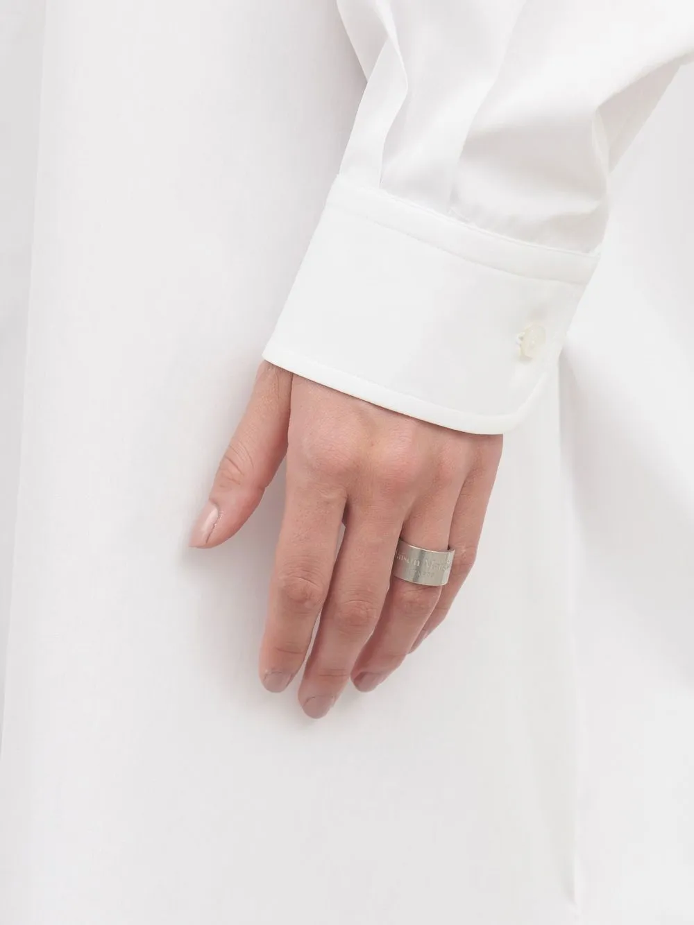 Maison Margiela logo-engraved ring | Image 2