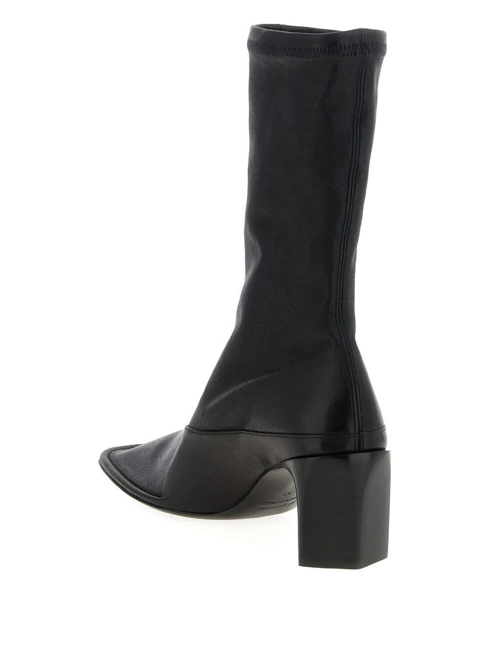 Jil Sander 65mm leather boots Black