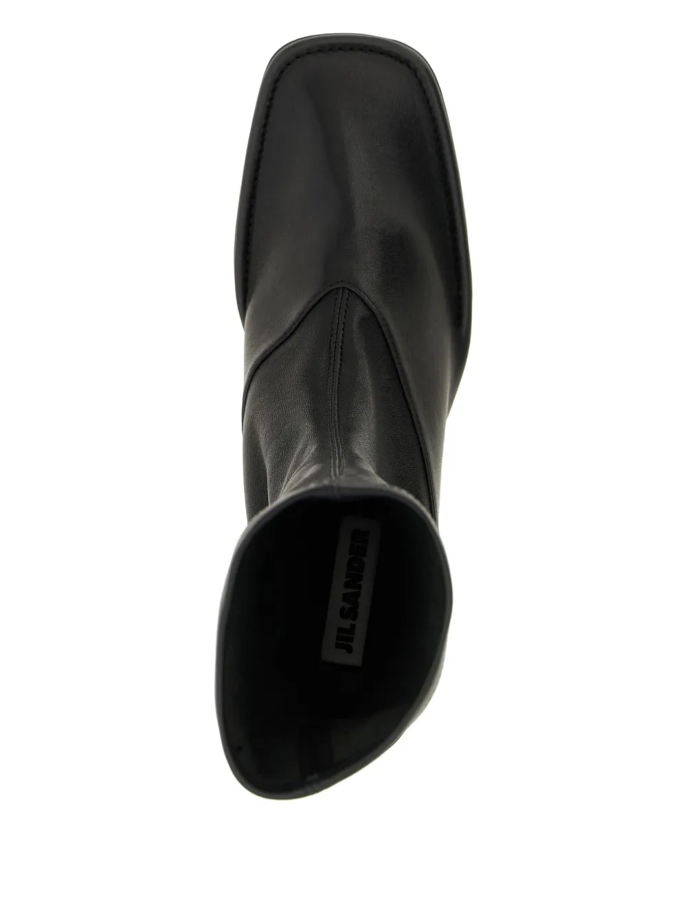Jil Sander 65mm leather boots Black
