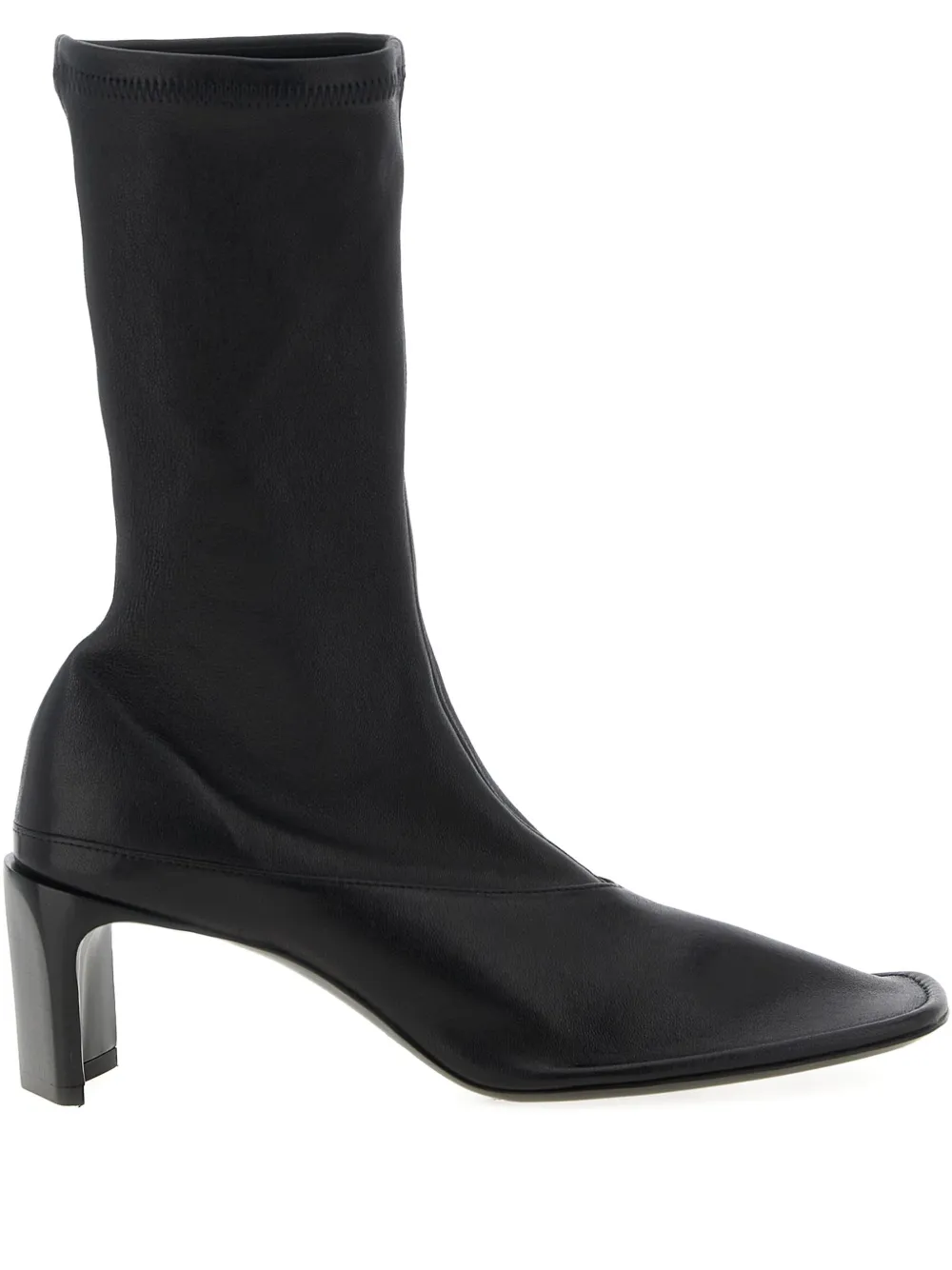 Jil Sander 65mm leather boots Black