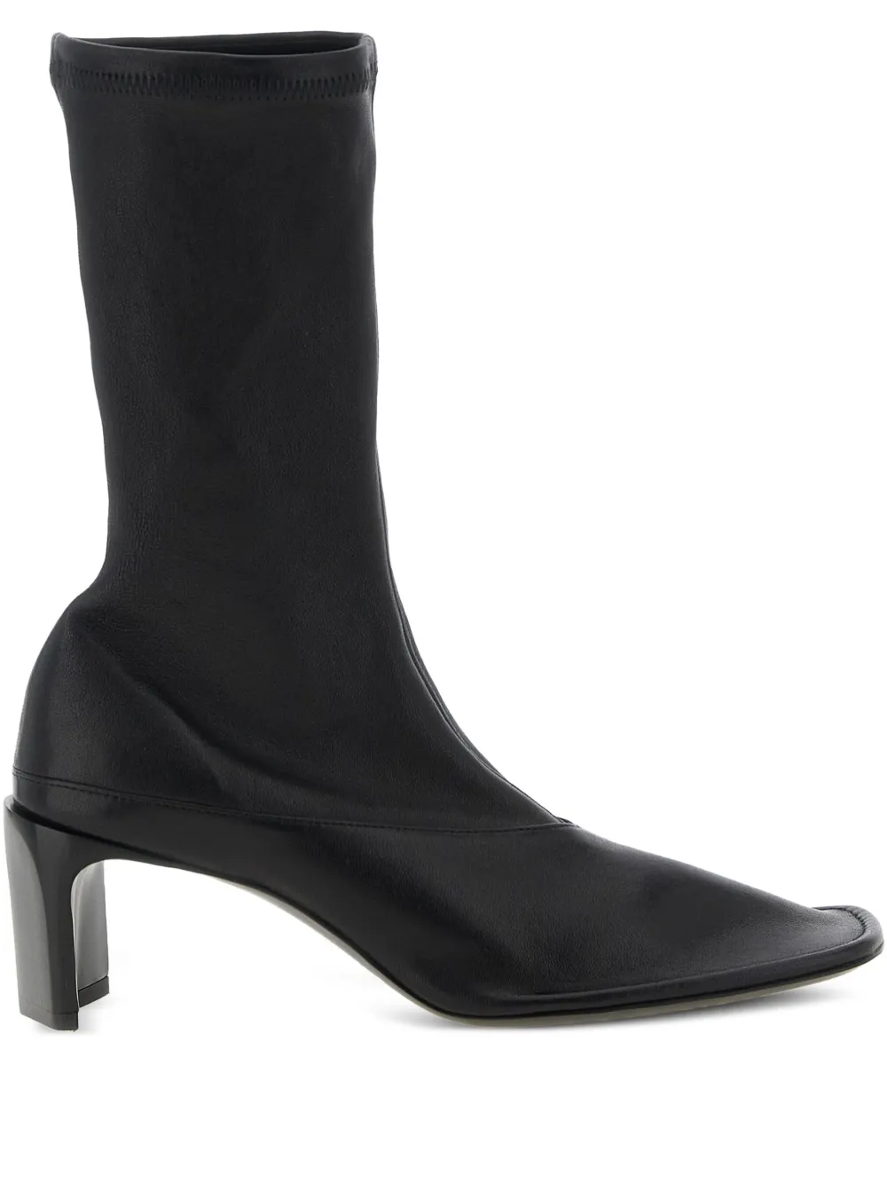 Jil Sander 65mm leather boots Black