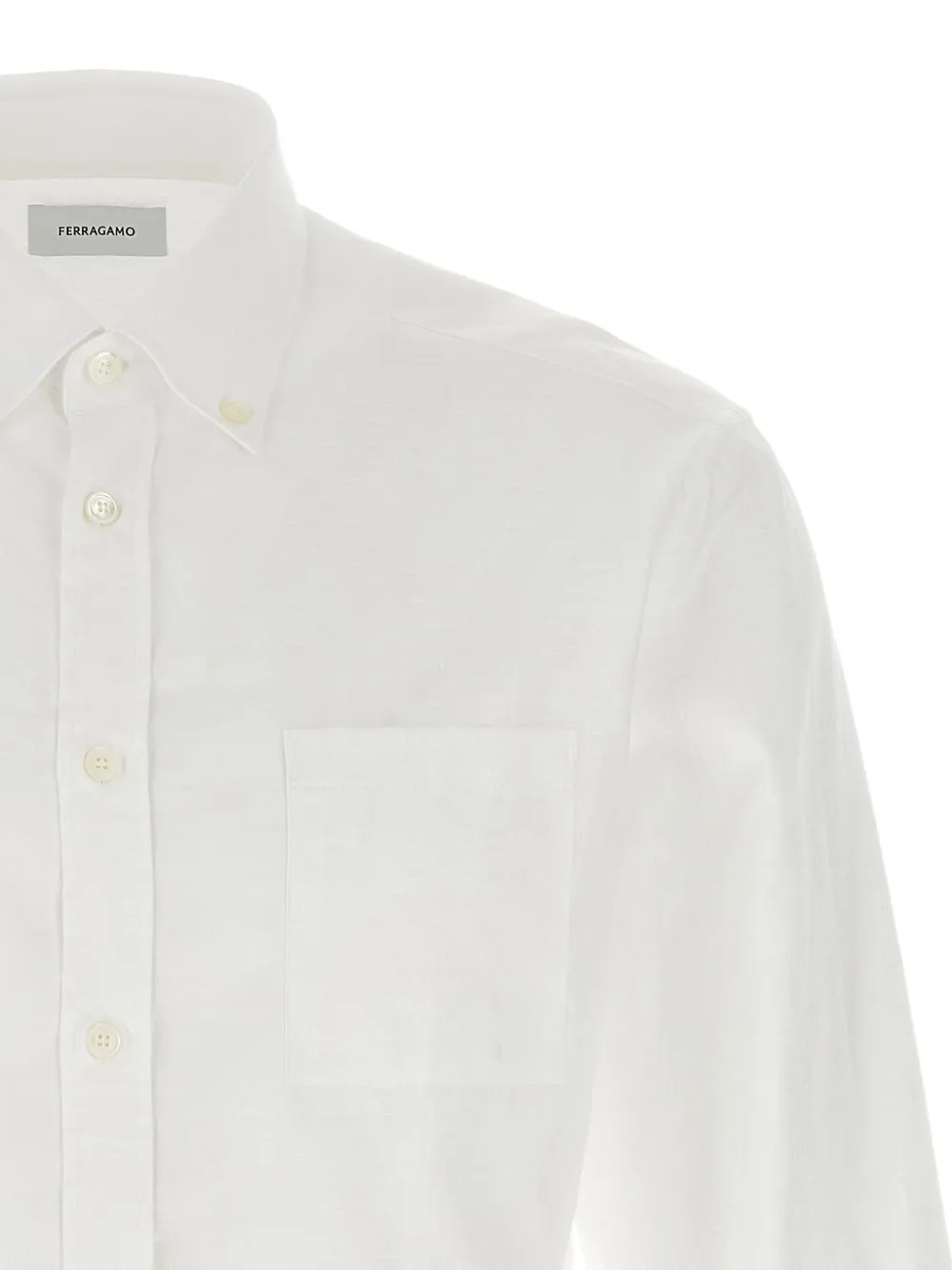 Ferragamo Overhemd met lange mouwen Wit