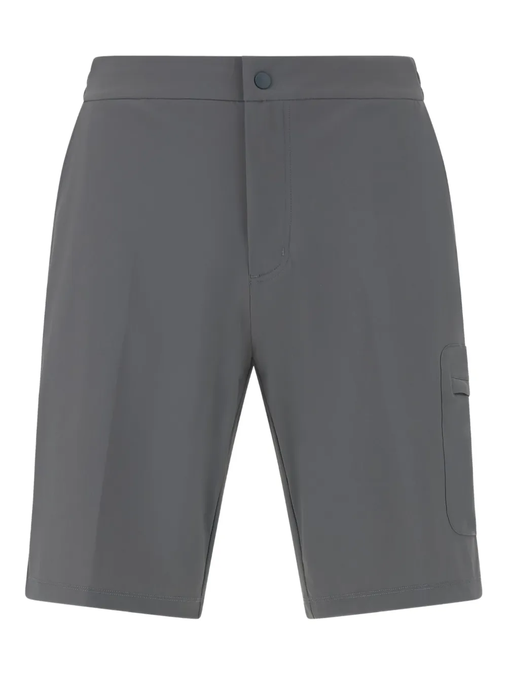 Boggi Milano Shorts met elastische tailleband en opgestikte zak Grijs