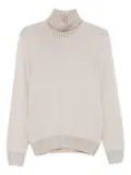 Gran Sasso ribbed-knit turtleneck sweater - Neutrals