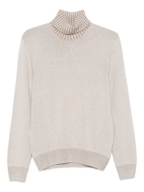 Gran Sasso ribbed-knit turtleneck sweater