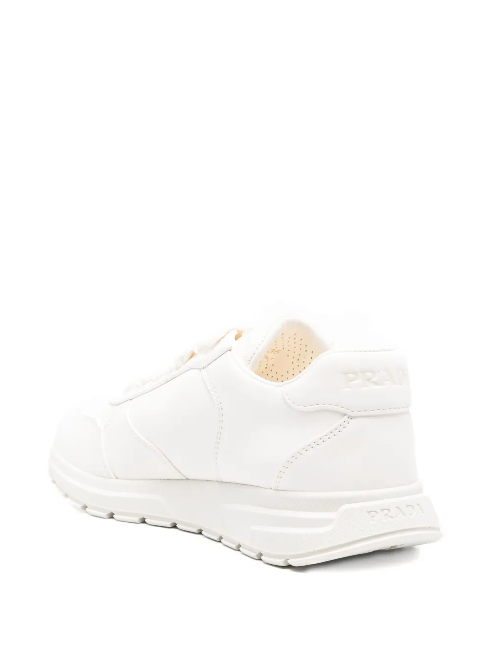 Prada Prax 2.0 sneakers met logoplakkaat Wit
