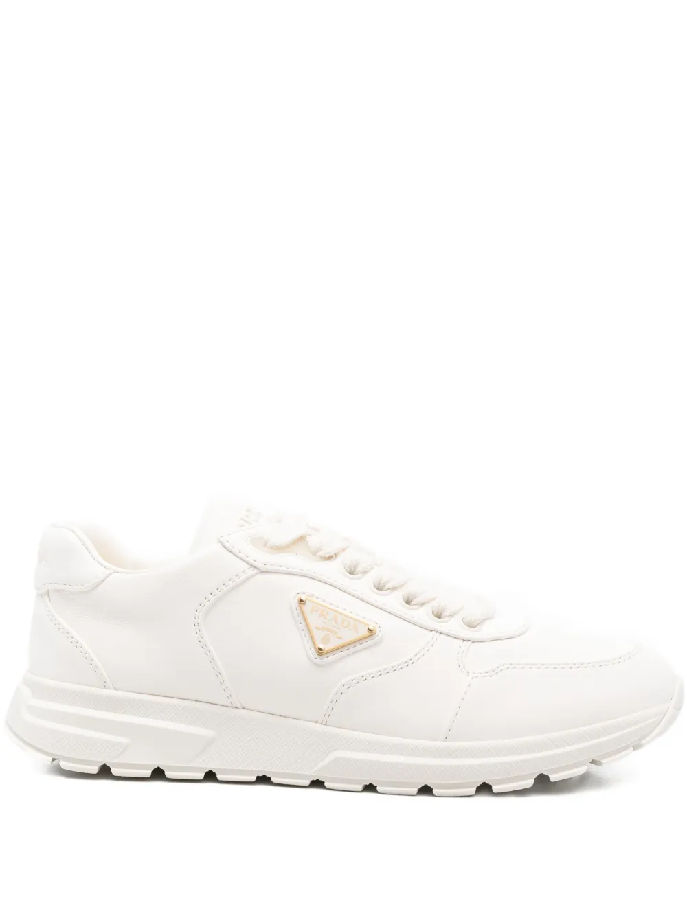 Prada Prax 2.0 sneakers met logoplakkaat Wit