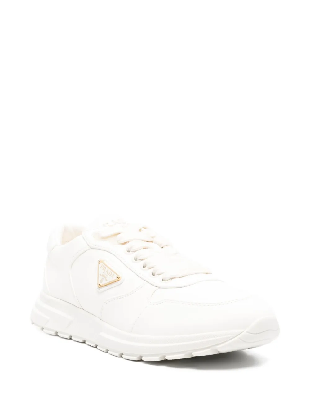 Prada Prax 2.0 sneakers met logoplakkaat - Wit