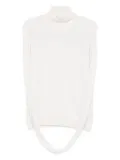 Maison Martin Margiela Pre-Owned 1990s turtleneck wool sweater - White