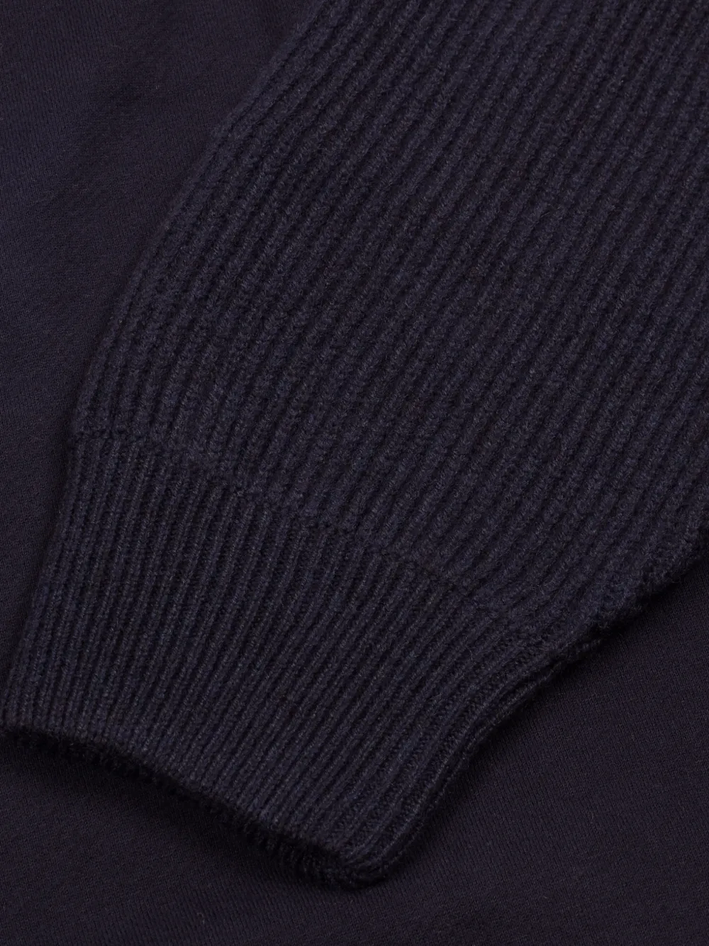 Brunello Cucinelli Hoodie met geribbelde mouwen Blauw