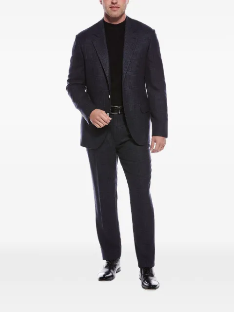 Brunello Cucinelli check-pattern single-breasted suit