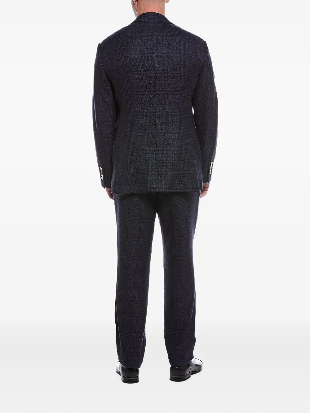 Brunello Cucinelli Geruit pak Blauw