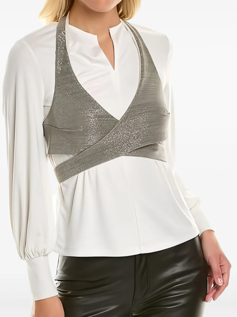 Brunello Cucinelli halterneck long-sleeved shirt | Shirts | Image 2