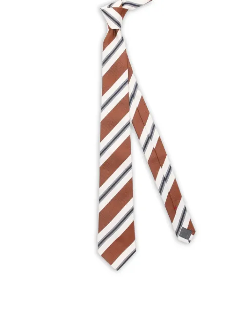 Brunello Cucinelli striped silk tie