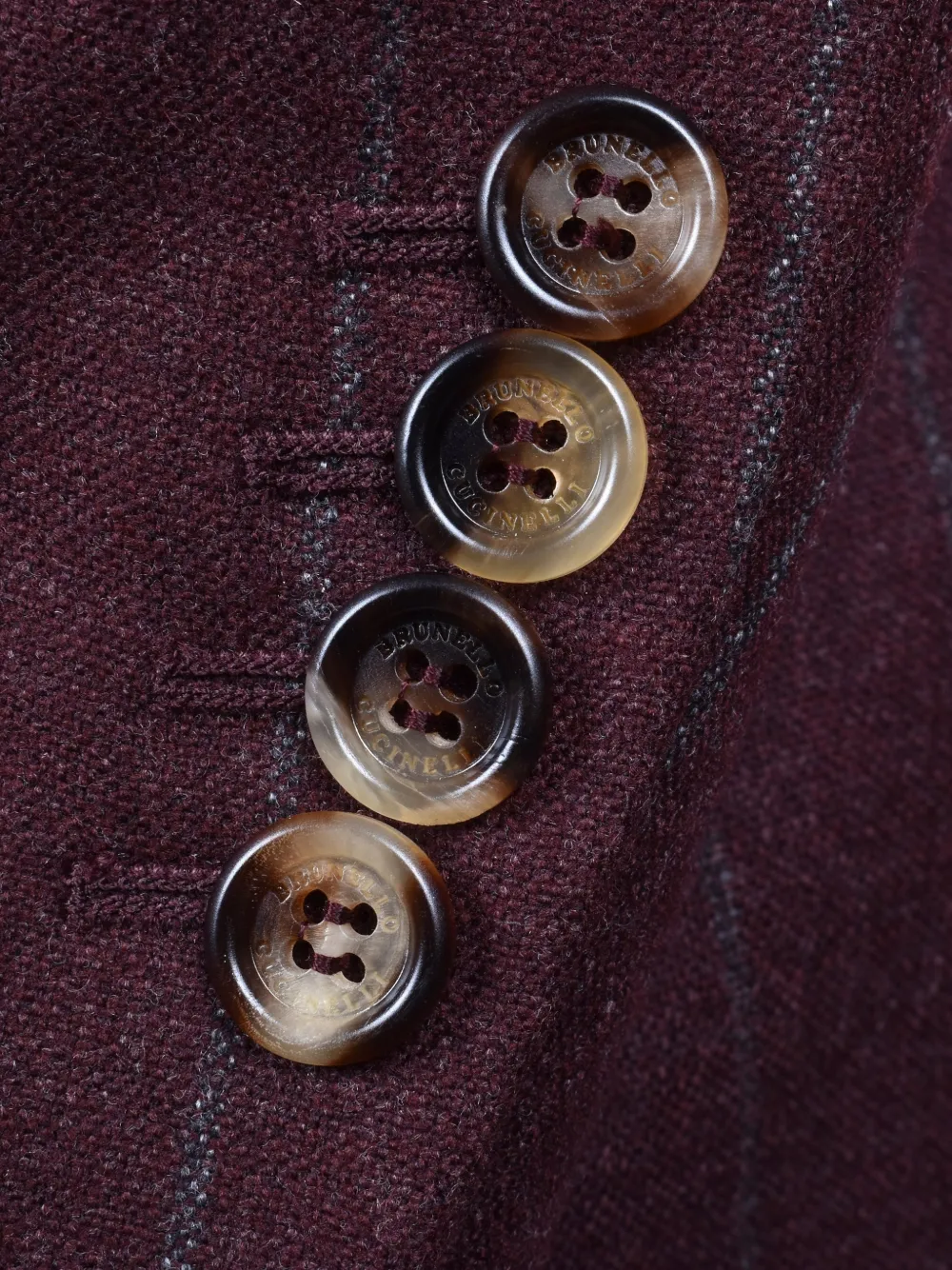 Brunello Cucinelli Pak met krijtstreep Rood