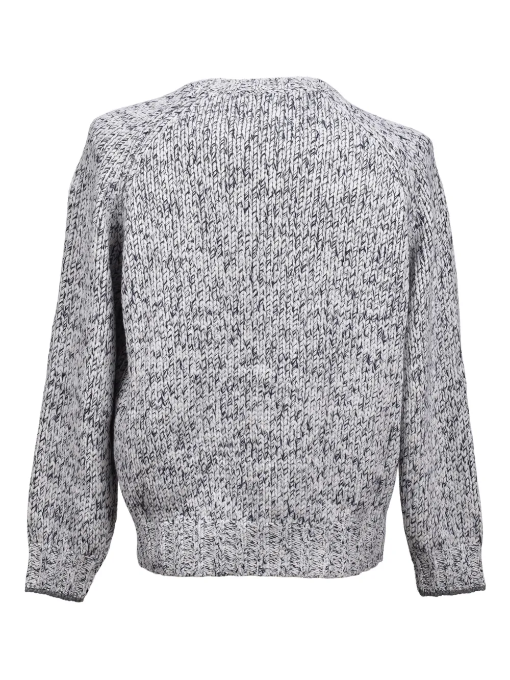 Brunello Cucinelli Kabelgebreide trui Wit
