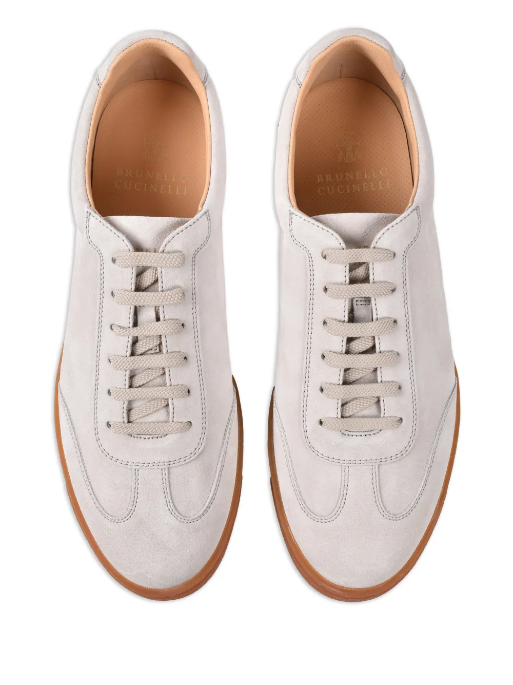 Brunello Cucinelli Suède sneakers Grijs
