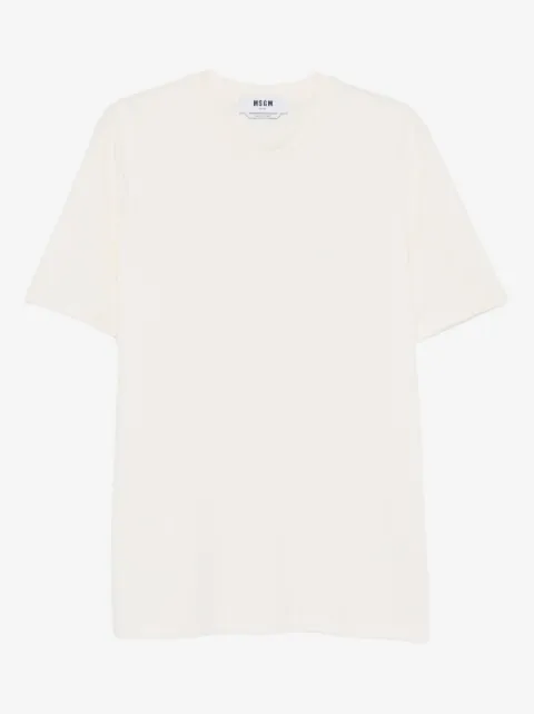 MSGM playera de algodón con logo estampado