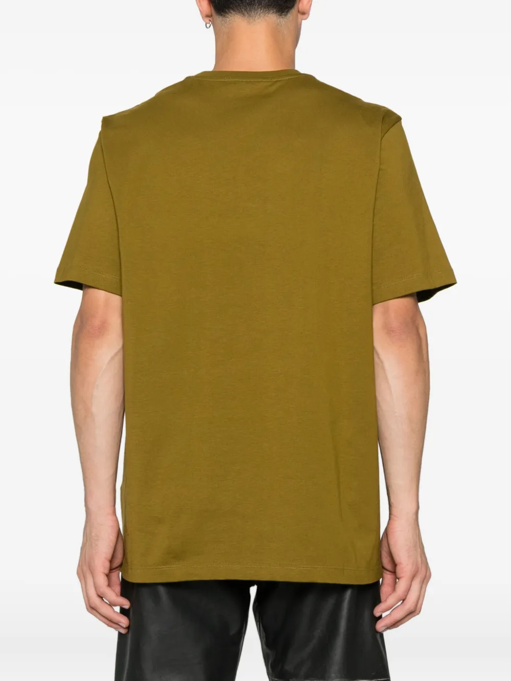 MSGM logo-print T-shirt Groen
