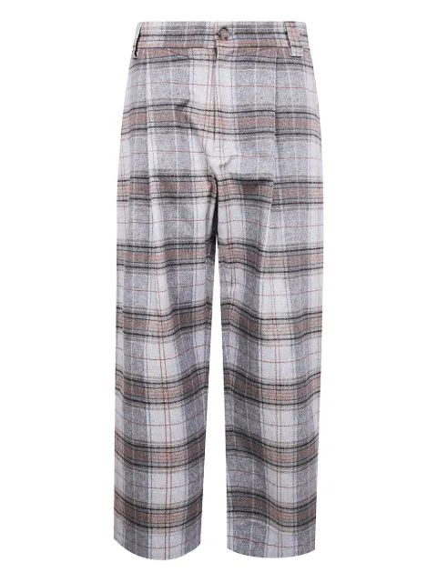 Pierre-Louis Mascia plaid-check trousers