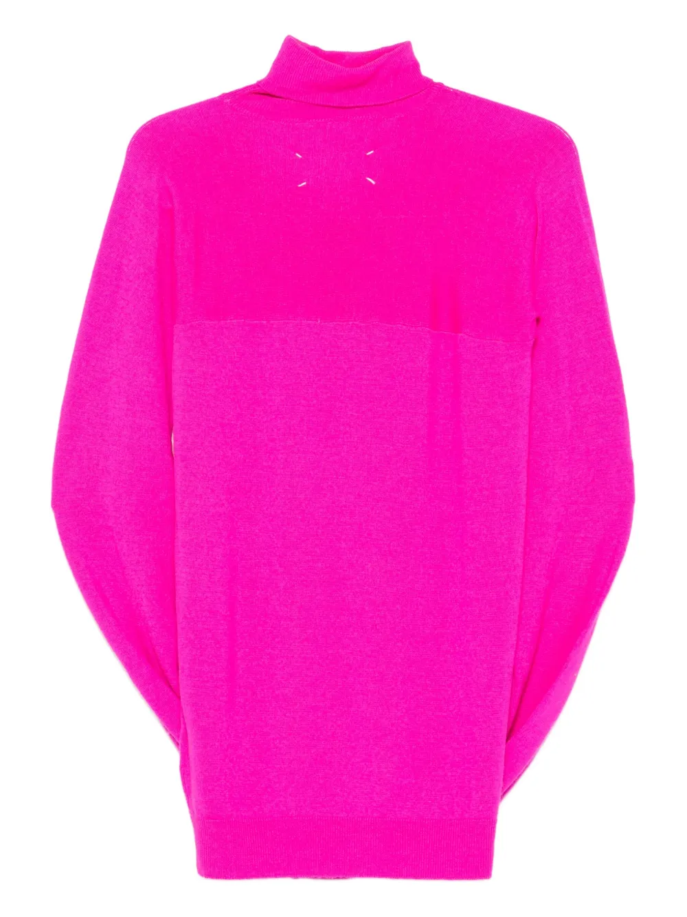 Pre-owned Maison Margiela 1990s Turtleneck Sweater In Pink