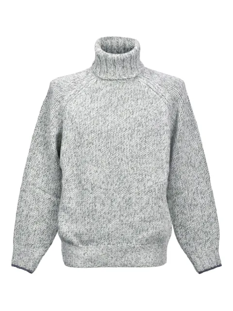 Brunello Cucinelli pull côtelé à col roulé