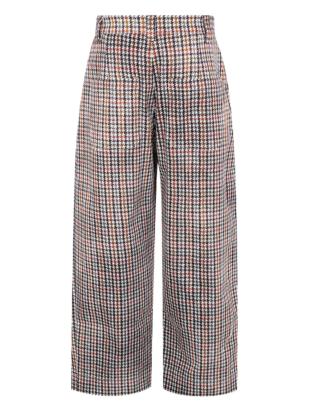 Pierre-Louis Mascia houndstooth pleated trousers - Bruin