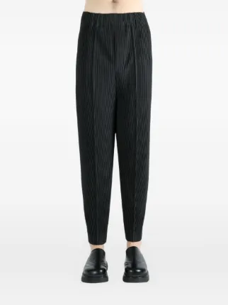 Homme Plissé Issey Miyake Pleated Trousers | グレー | FARFETCH JP