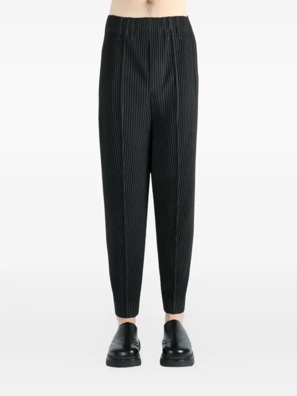 Homme Plissé Issey Miyake Pleated Trousers | Cinza | FARFETCH BR