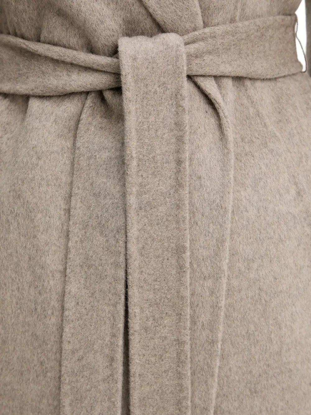 BOSS belted coat Bruin