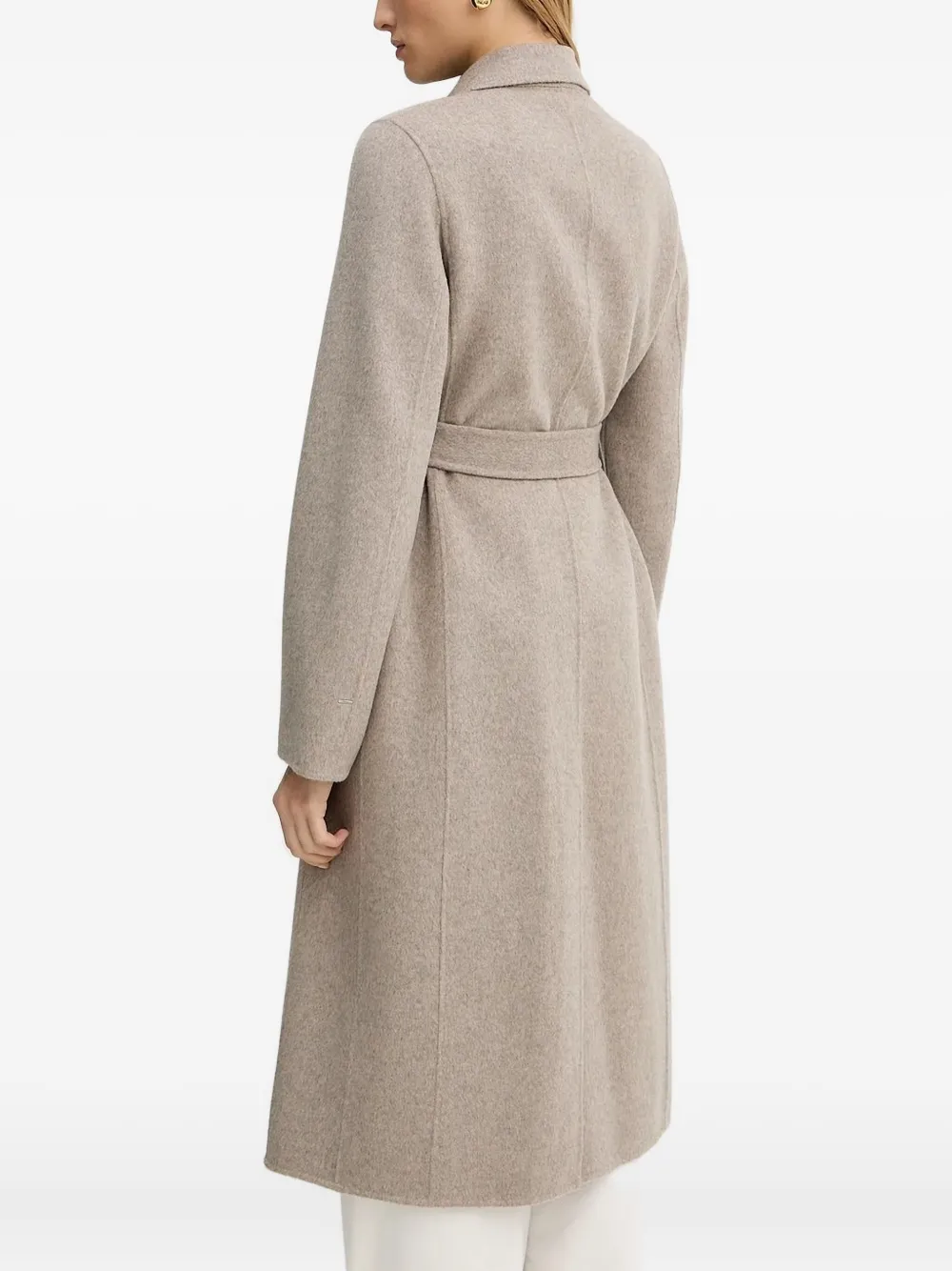 BOSS belted coat Bruin