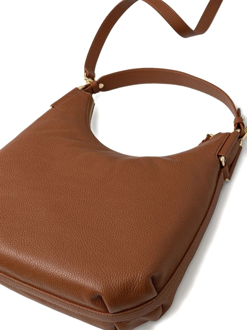Coccinelle Small Rebekka Leather Tote Bag In Brown