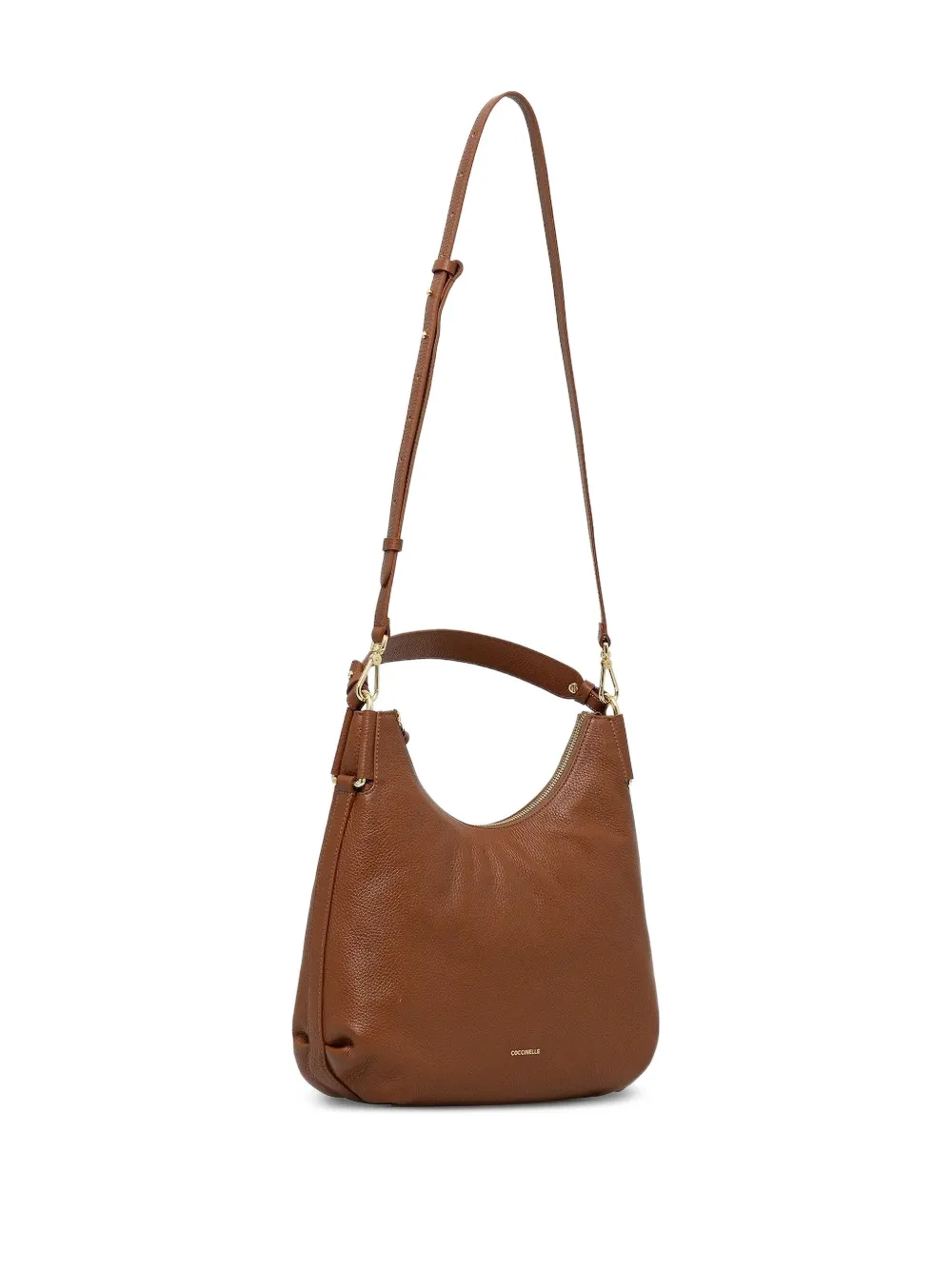 Coccinelle Kleine Rebekka leren shopper - Bruin