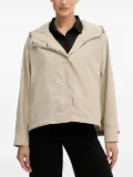 BOSS hooded snap-button jacket - Neutrals